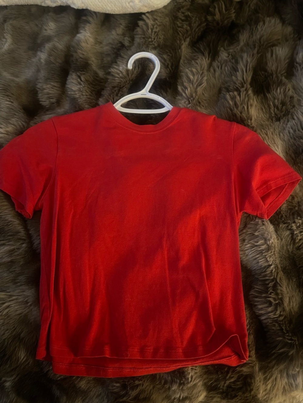 KHY by Kylie Jenner Classic Red Crewneck baby tee
